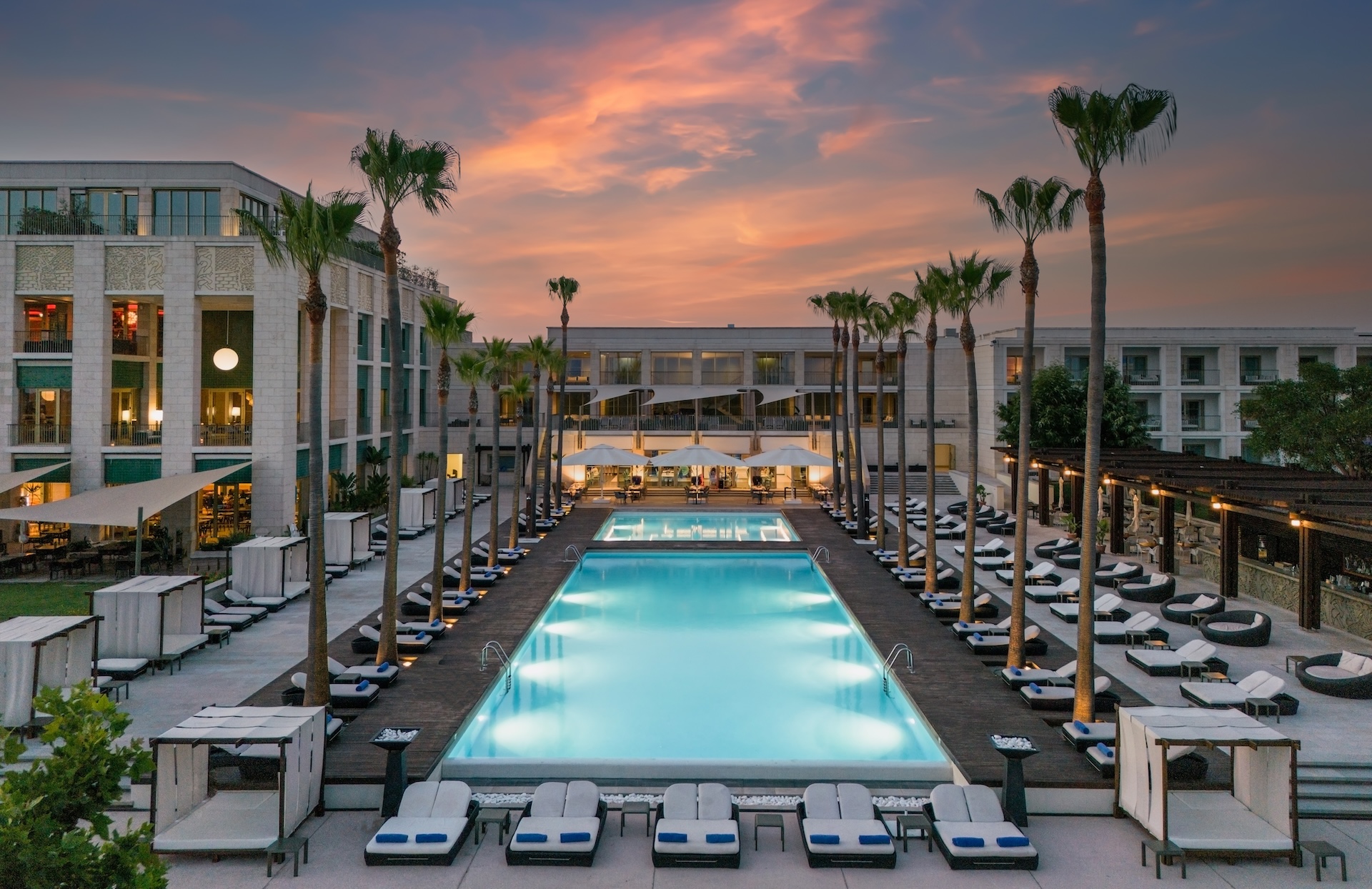 Anantara Vilamoura Algarve Golf Resort Portugal Pool Sunset