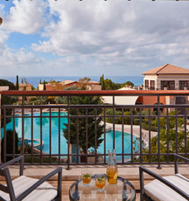 Golfreise und Golfferien Zypern im Aphrodite Hills by Atlantica Balkon Zimmer