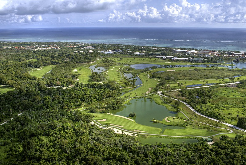 Golfplatz Bavaro The Lakes Dominikanische Republik Karibik
