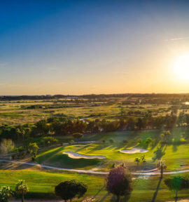 Dom Pedro Laguna Golf Course Algarve Portugal Sunset
