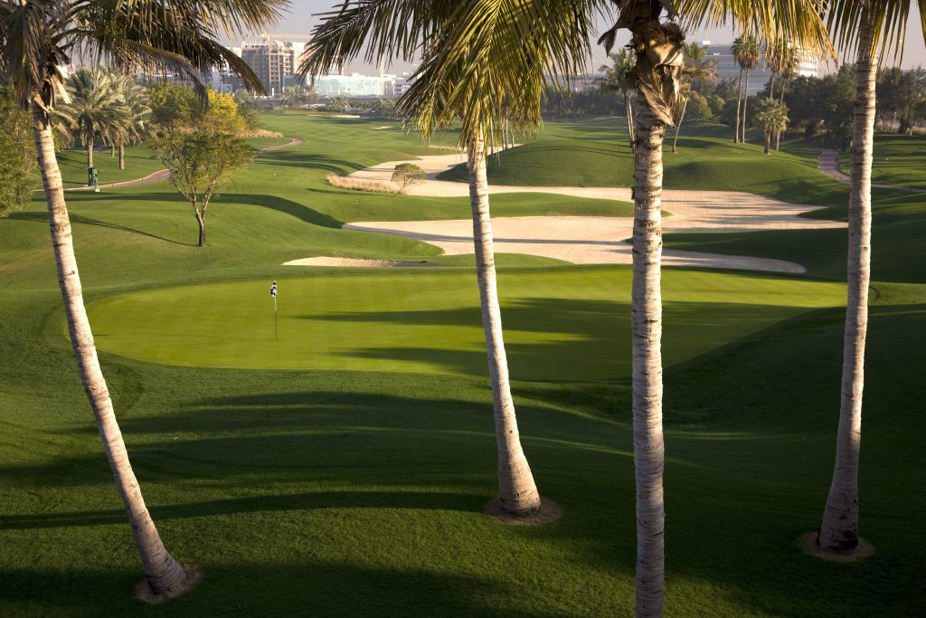 Dubai Creek Golf Emirate Fairway und Green