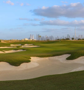 Golfreisen und Golfferien Dubai Dubai Hills Golf Club Loch5