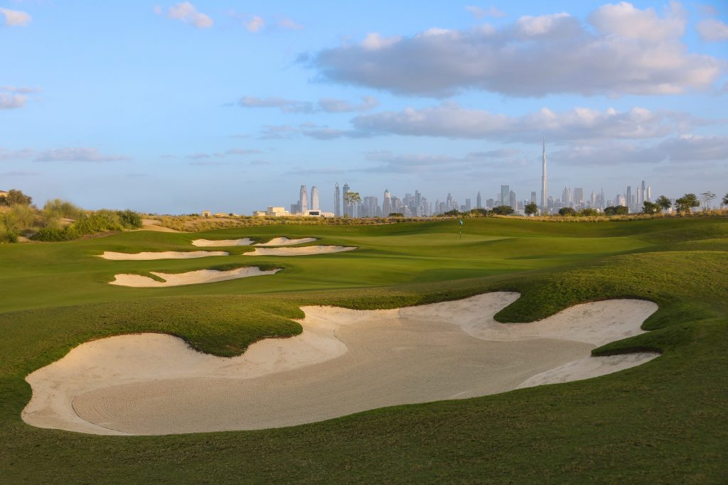 Golfreisen und Golfferien Dubai Dubai Hills Golf Club Loch5