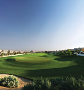 Dubai Golfreise Golfferien Loch 1