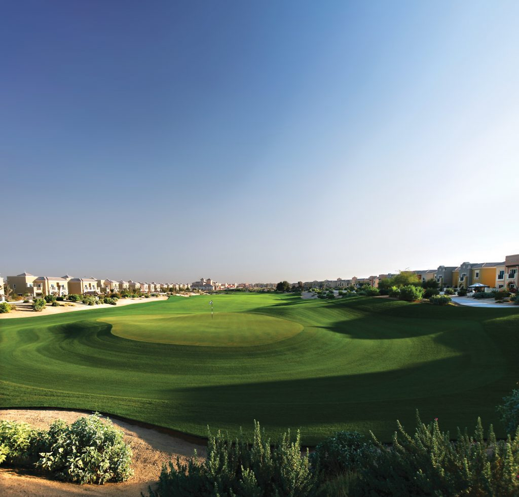 Dubai Golfreise Golfferien Loch 1