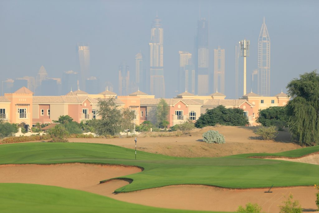 Dubai Golfreise Golfferien Morgen Tee Time