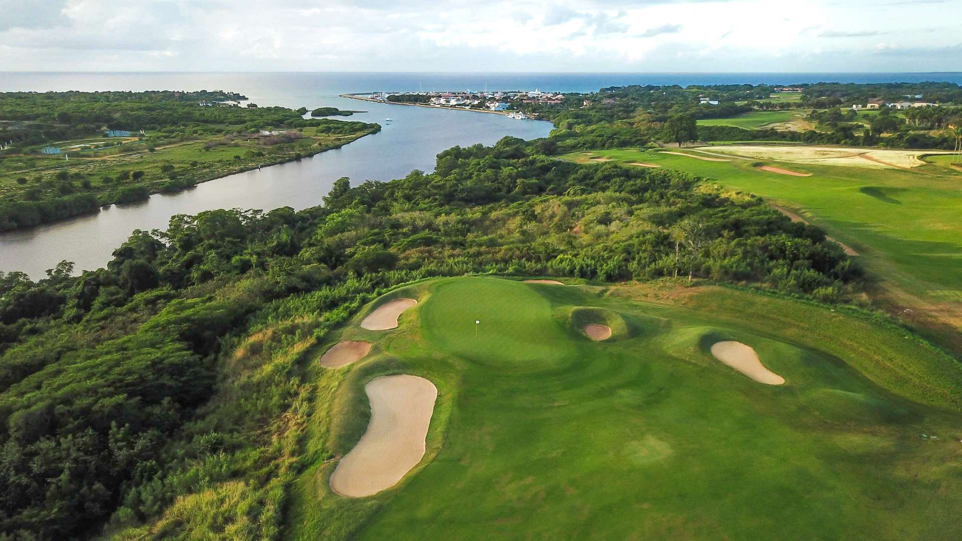 Dye Fore Golfplatz Dominikanische Republik Karibik