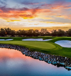 Golfreise Florida USA Golf Course Sunset