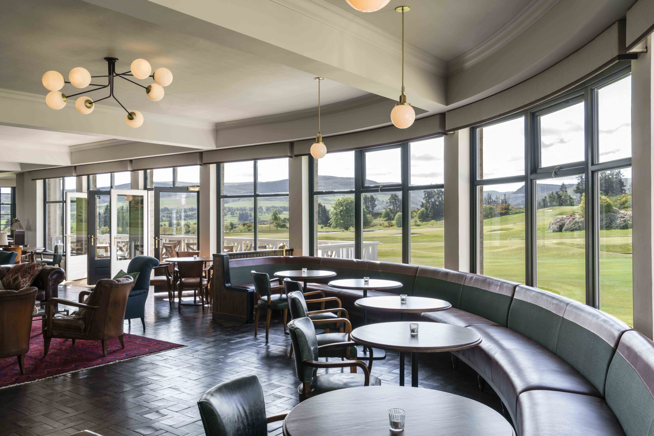 Golfspiel in Schottland Gleneagles Golfreise Auchterarder Bar & Lounge