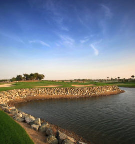 Abu Dhabi Golf Club Emirate Wasserhindernis