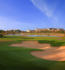 Abu Dhabi Golf Club Emirate Fairways und Bunker