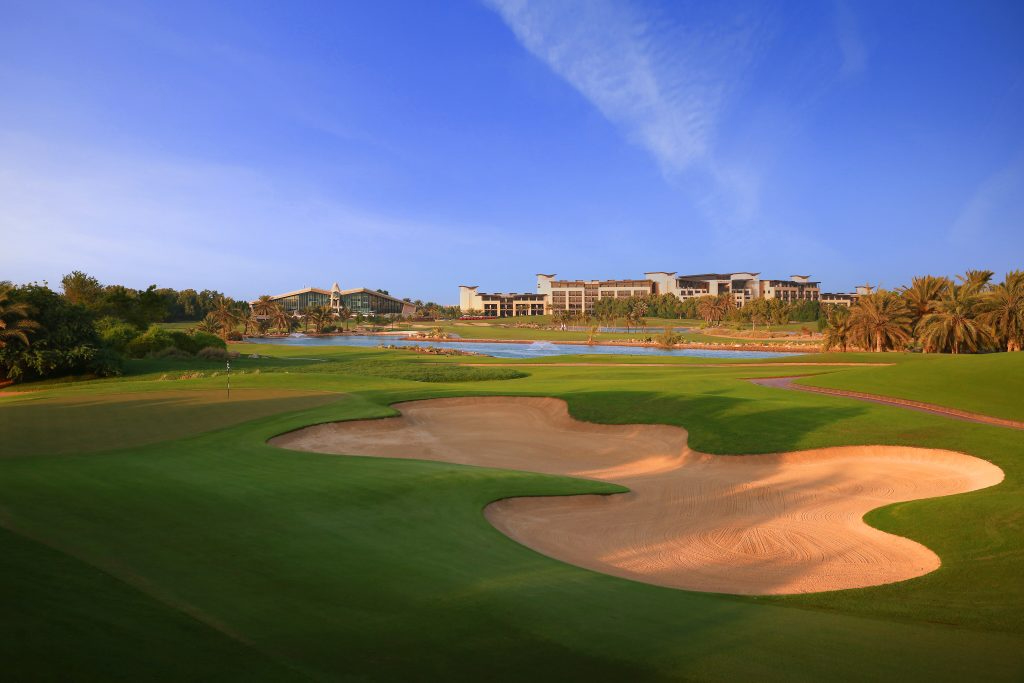 Abu Dhabi Golf Club Emirate Fairways und Bunker