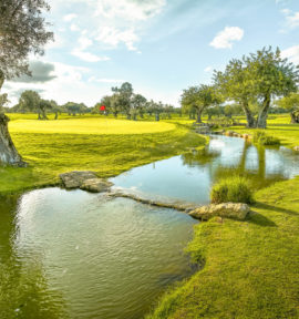 Quinta de Cima Golf Algarve Portugal Wasserhindernis
