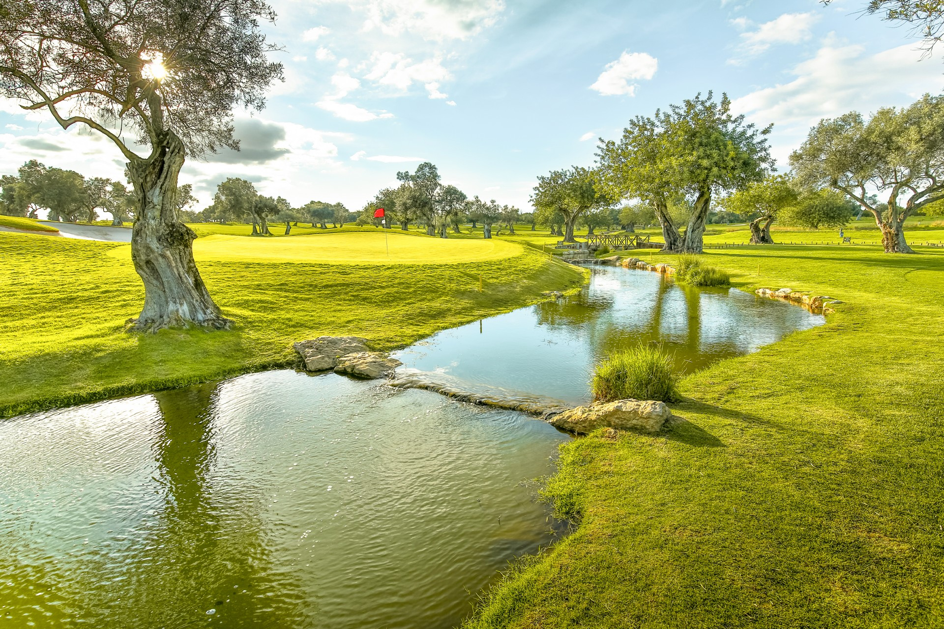 Quinta de Cima Golf Algarve Portugal Wasserhindernis