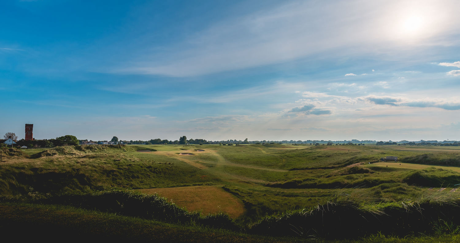Golfreise Südost-England Golfplatz mit Meerblick