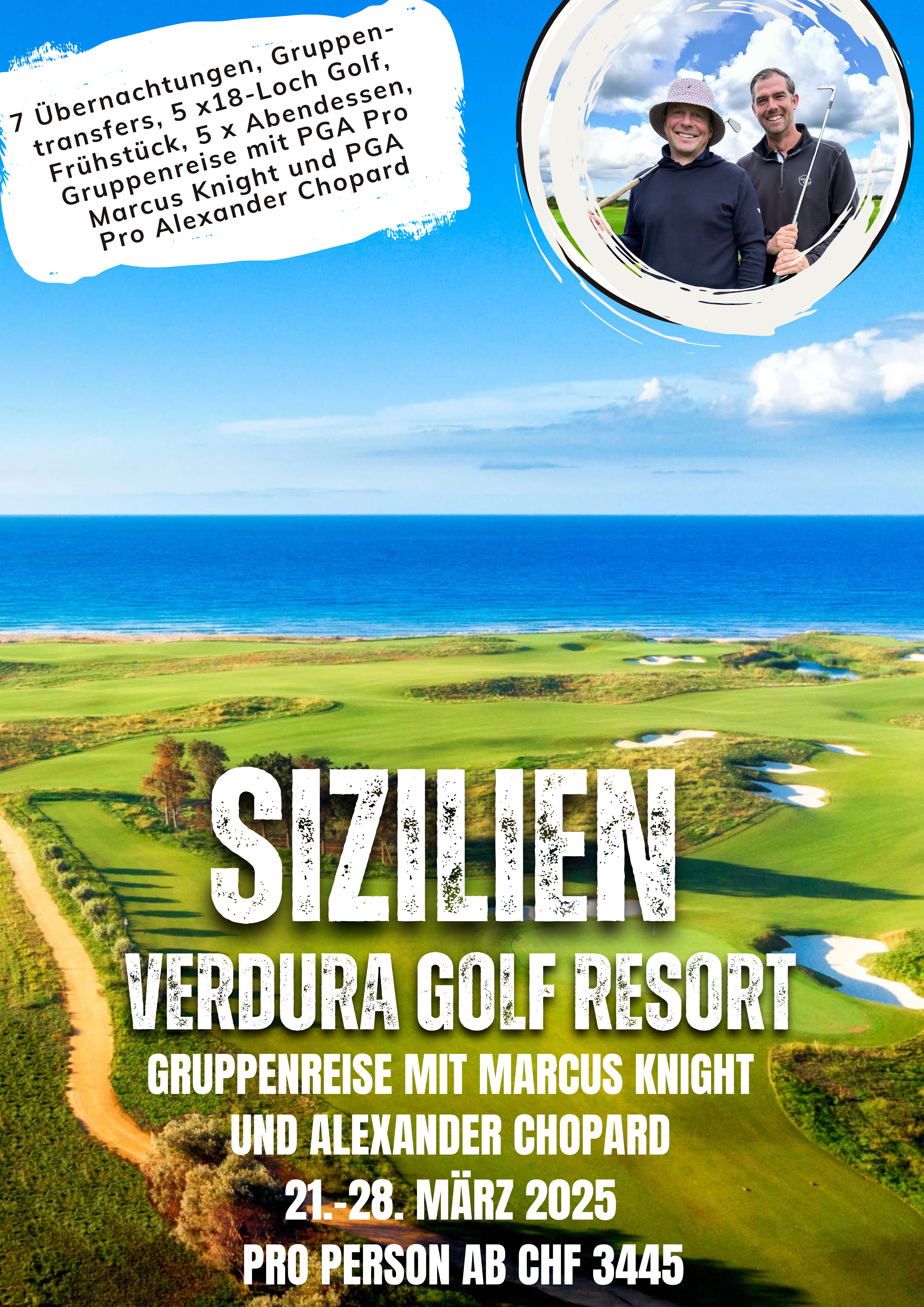 Gruppenreise SIzilien Marcus Knight Flyer Seite 1