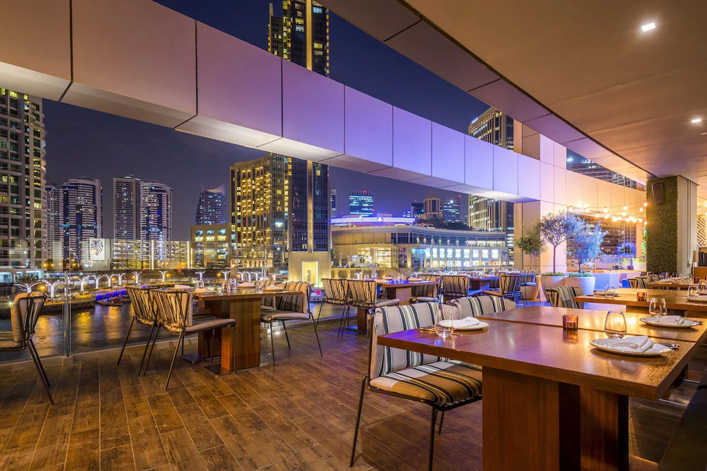 nterContinental Marina Dubai Emirate Outdoor Restaurant
