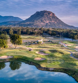 Lake View Golf Course Hua Hin Thailand Mountain