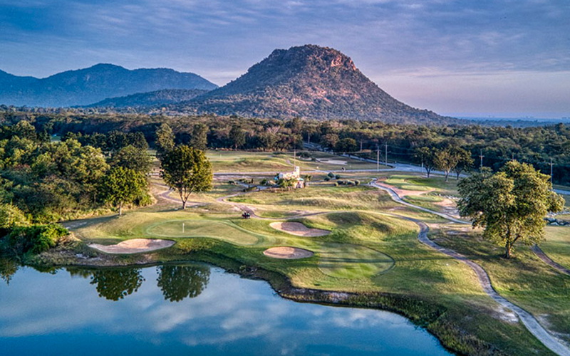 Lake View Golf Course Hua Hin Thailand Mountain
