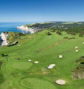 Golfspiel Golfreise Normandie Frankreich Golf d'Etretat