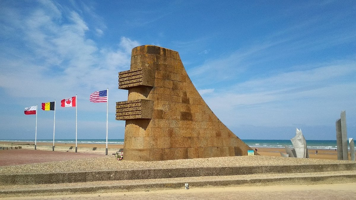 Golfspiel Golfreise Normandie Frankreich D Day Omaha Beach Geschichte