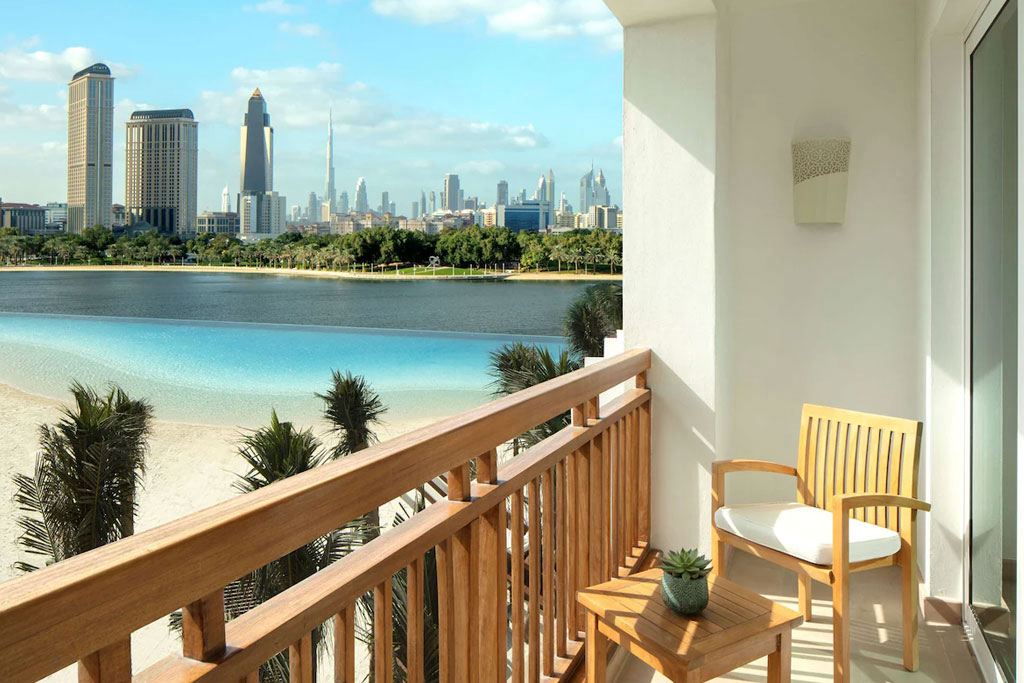 Park Hyatt Dubai Emirate Hotel Zimmer Balkon