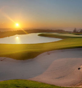 Royal Obidos Golf Course Portugal Green Sunset