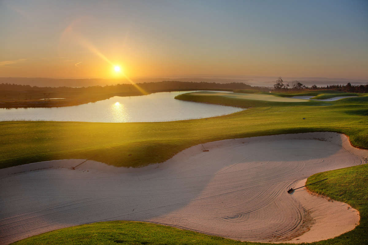 Royal Obidos Golf Course Portugal Green Sunset