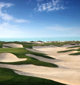 Golfreise und Golfferien Abu Dhabi Saadiyat Golf Club, Meerblick