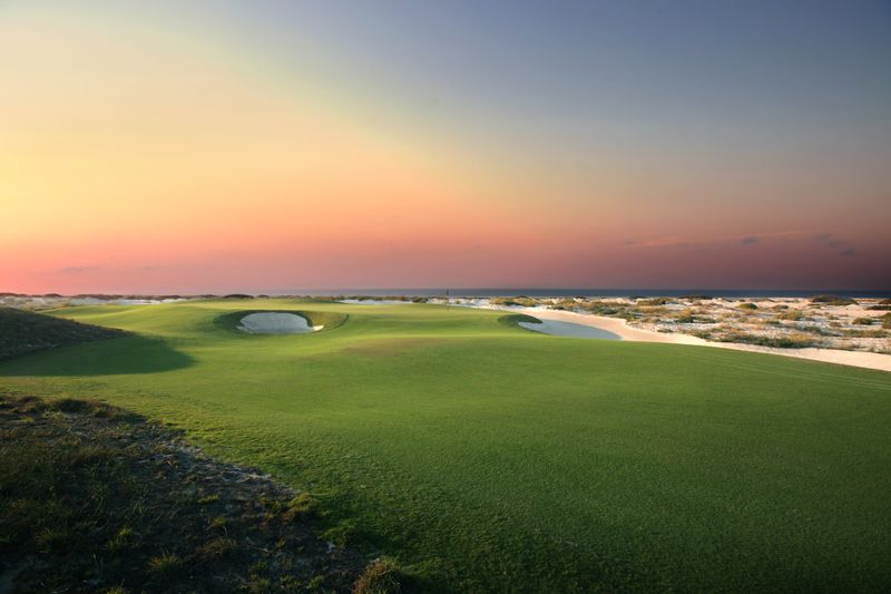 Golfreise und Golfferien Abu Dhabi Saadiyat Golf Club Sunset