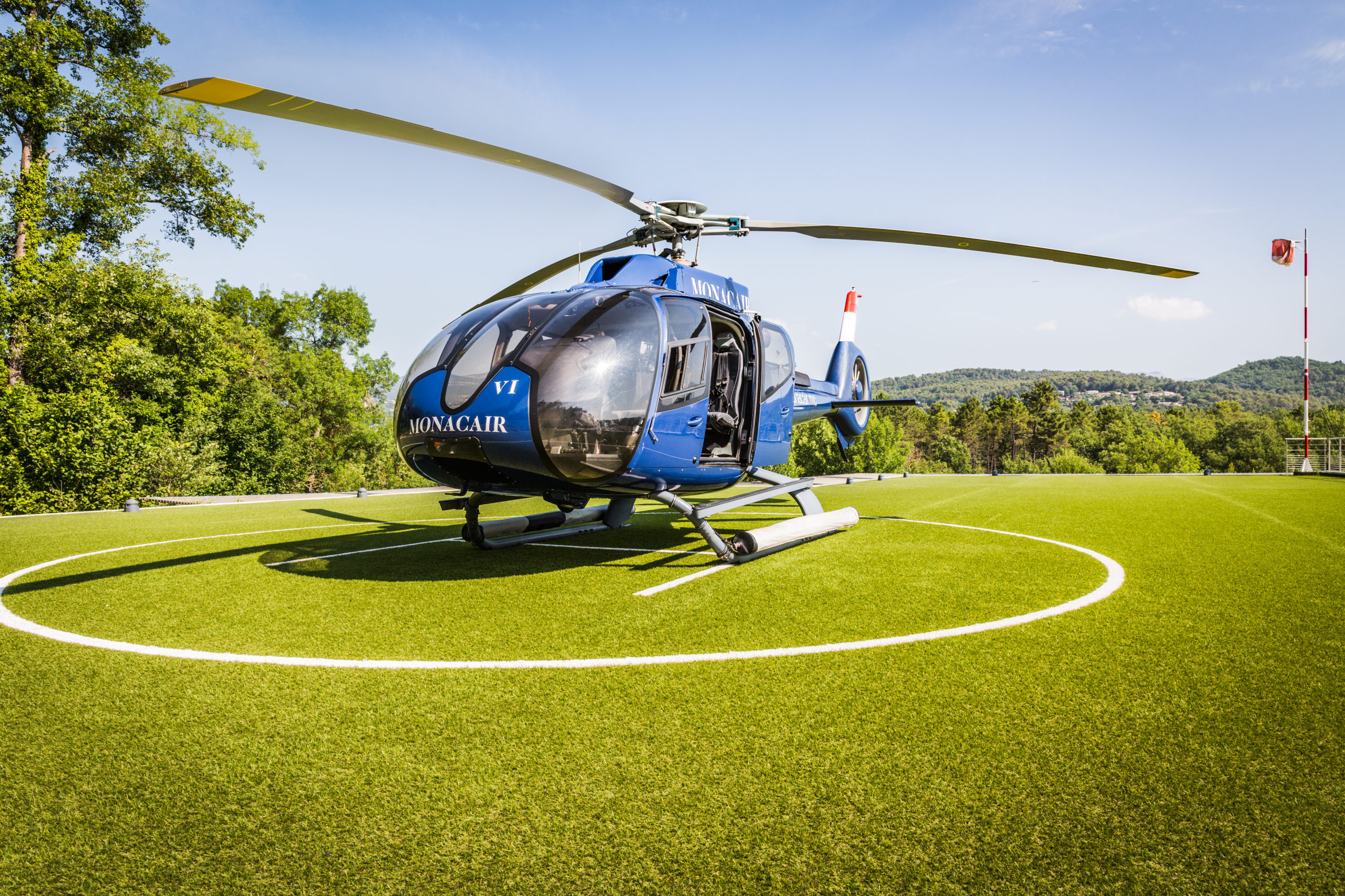 Terre Blanche Golf & Spa Resort Provence Frankreich Heliport