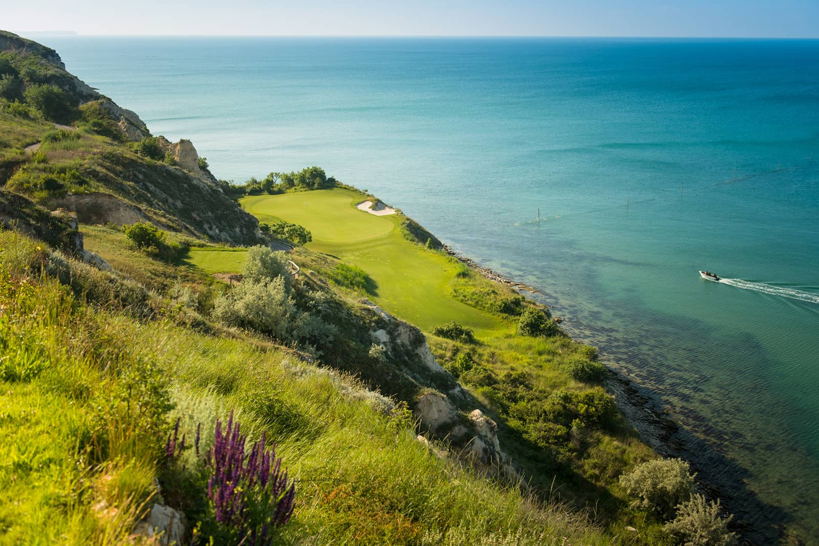 Thracian Cliffs Golf & Beach Resort Bulgarien Varna Golfferien Tee Box