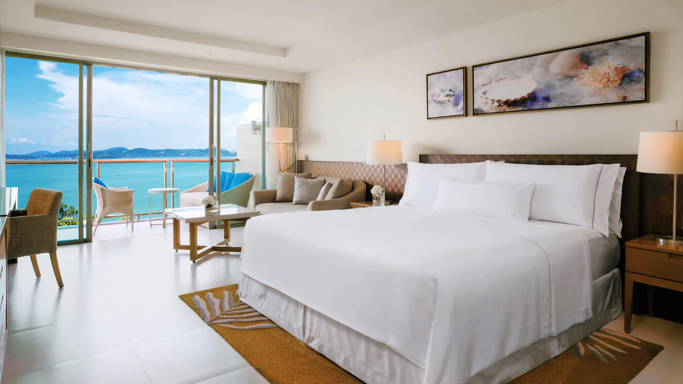 Westin Siray Bay Resort Phuket Thailand Deluxe Meerblick Zimmer