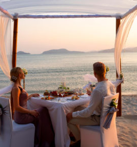Westin Siray Bay Resort Phuket Thailand Essen Beach