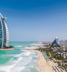 Hotel Burj Al Arab Dubai Golfferien und Golfreisen Strand