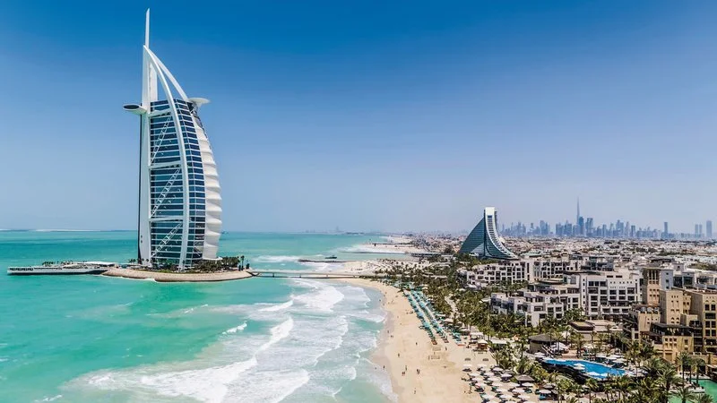 Hotel Burj Al Arab Dubai Golfferien und Golfreisen Strand