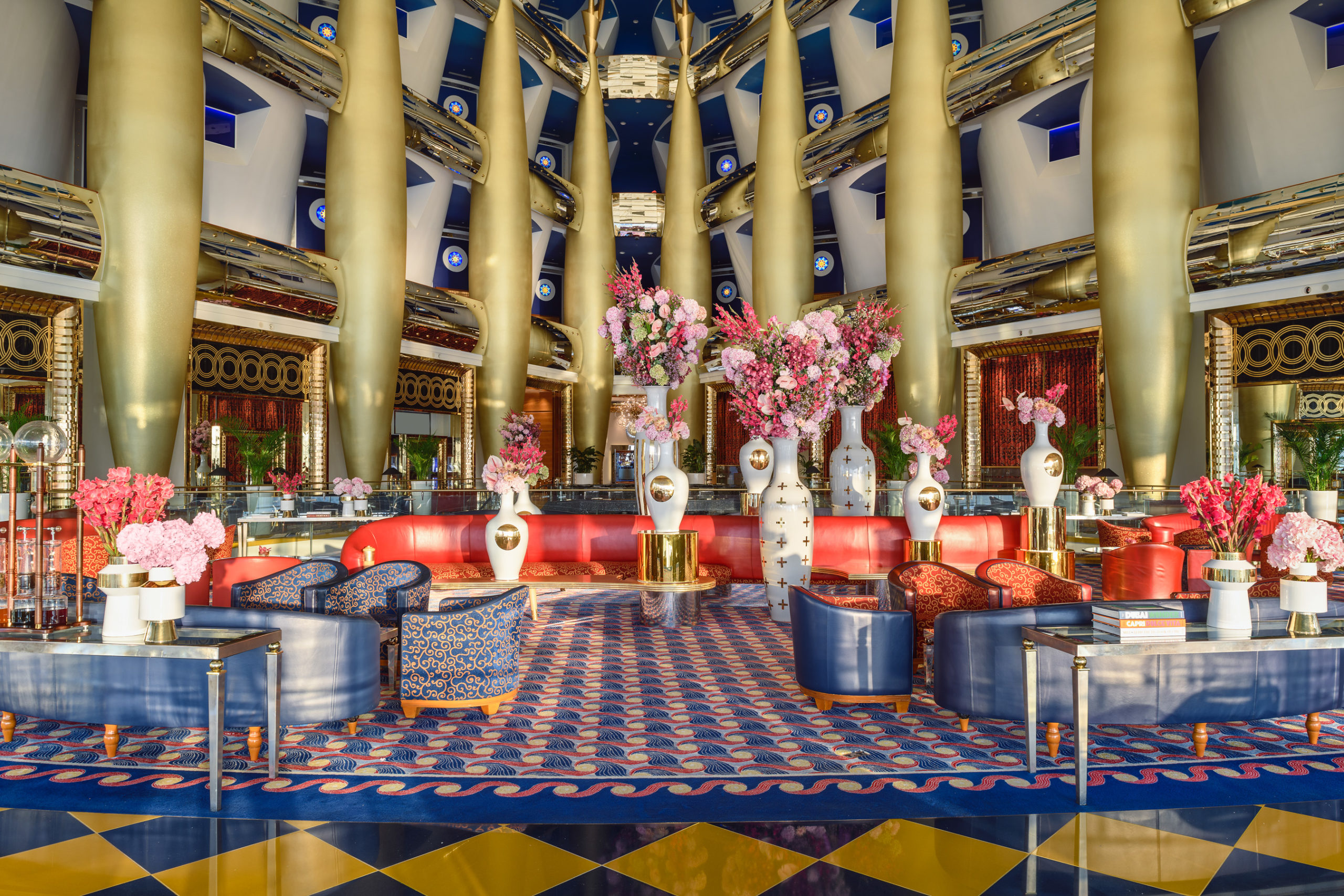 Hotel Burj Al Arab Dubai Golfferien und Golfreisen Lounge