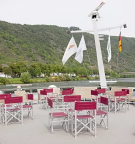 Excellence Queen Flussfahrt Golfferien Sonnendeck