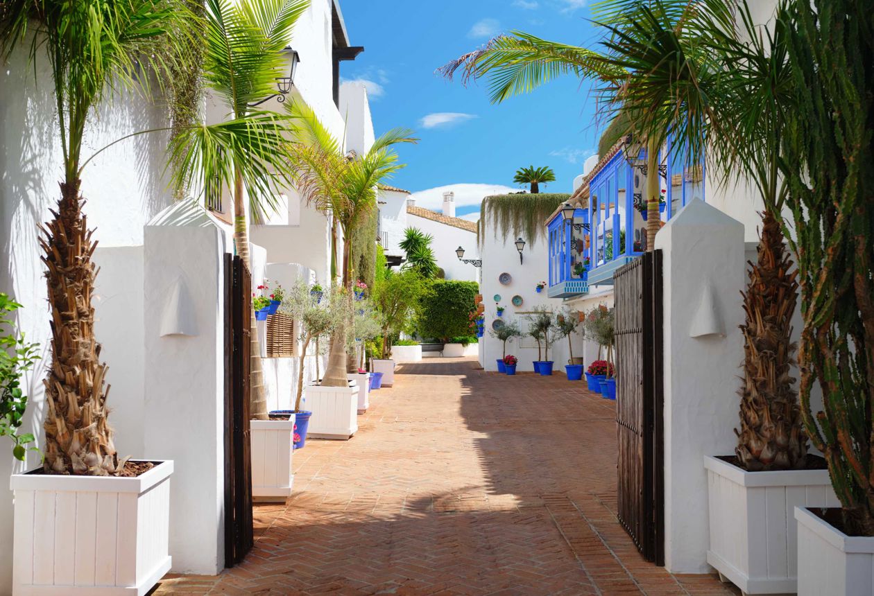 Puente Romano Beach Resort Marbella Andalusien Architektur
