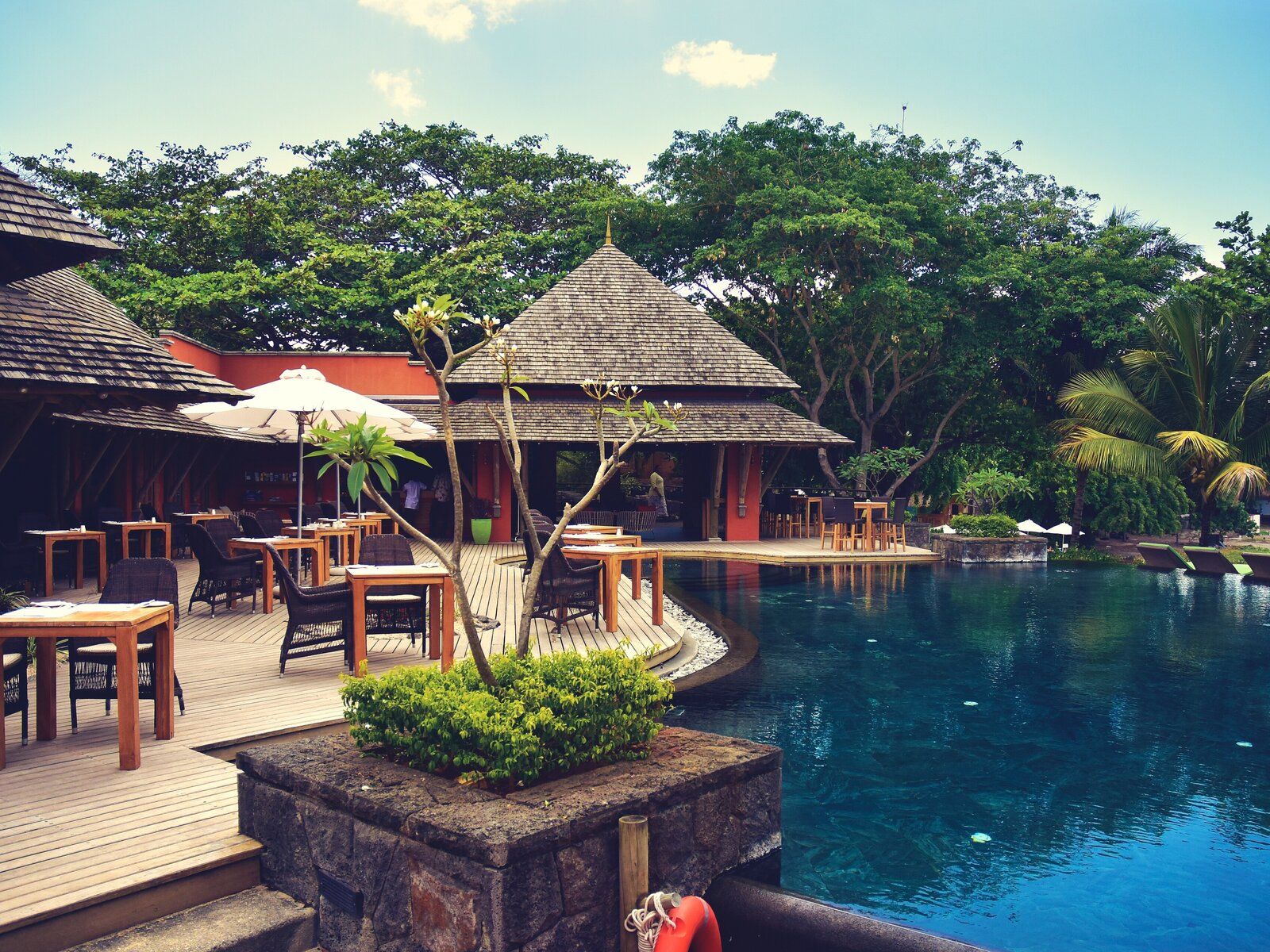 Tamarina Hotel Mauritius Pool Restaurant