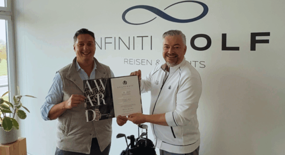 INFINITI GOLF gewinnt einen weiteren Award