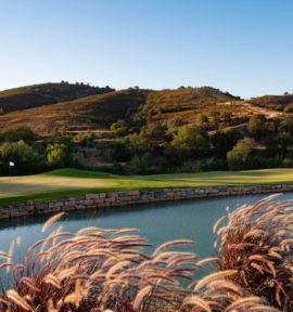 Ombria Golf Course Algarve Portugal. Wasserhindernis