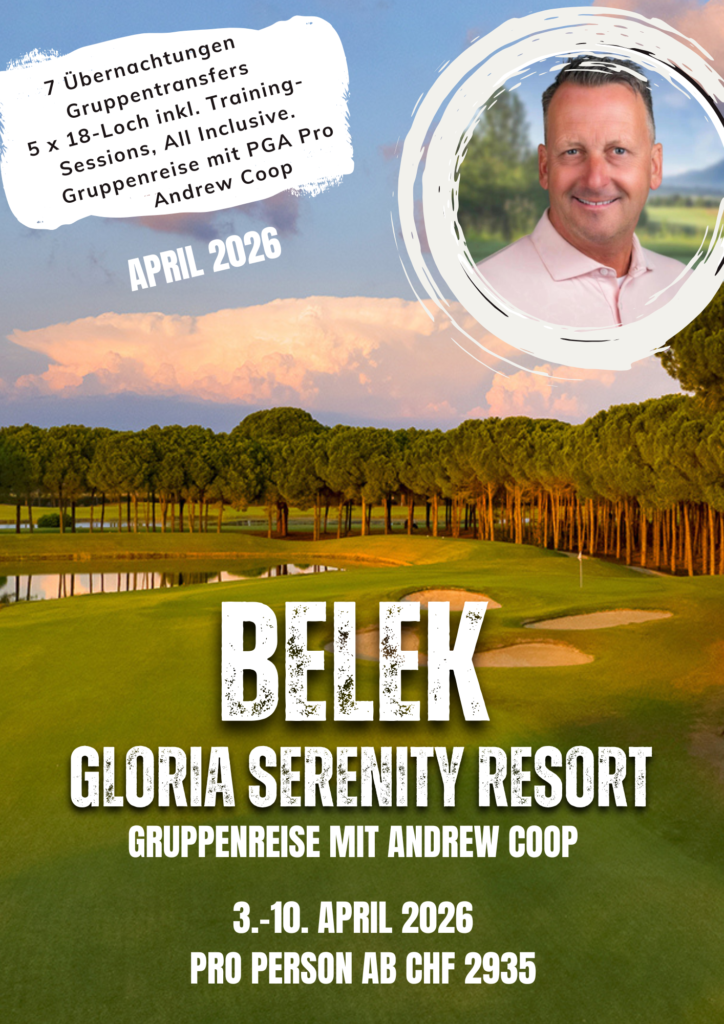 Golf Gruppenreise mit Andrew Coop Flyer Seite 1