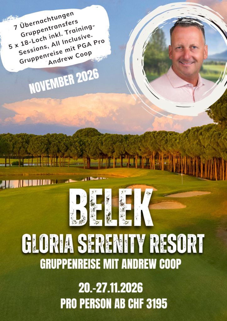 Golf Gruppenreise mit Andrew Coop Flyer Seite 1